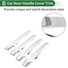 Mazda 2 3 5 6 Silver Tone Door Handle Cover Trim (2003-2023)