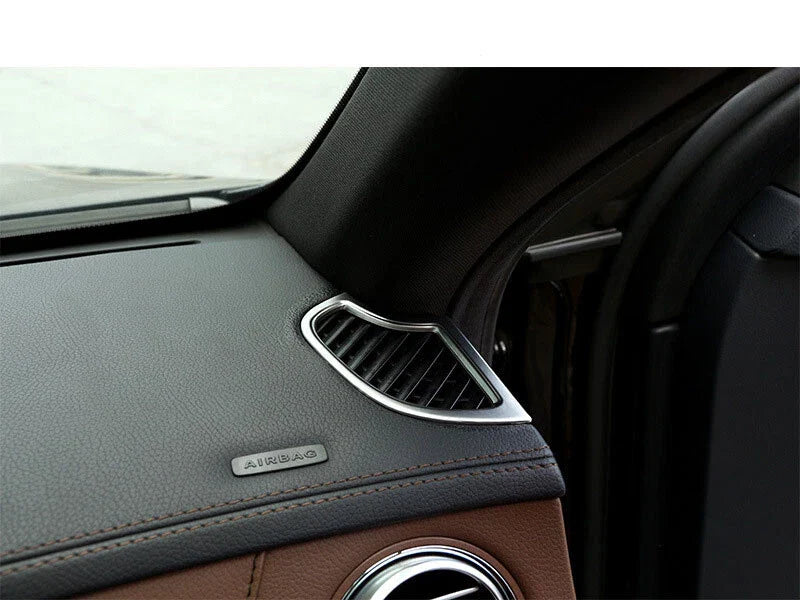Benz S Class W222 2014-2018 Chrome Dashboard Air Outlet Vent Cover Trim fit
