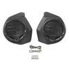 Harley Touring Street Glide 6.5" Black King Trunk Luggage Speakers (14-24)