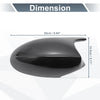 BMW E87 E81 E82 E88 E92 Rearview Mirror Cover Cap Black Carbon Fiber