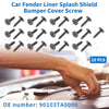 Honda Accord 25 Pcs Fender Liner Splash Shield Bumper Cover Screws