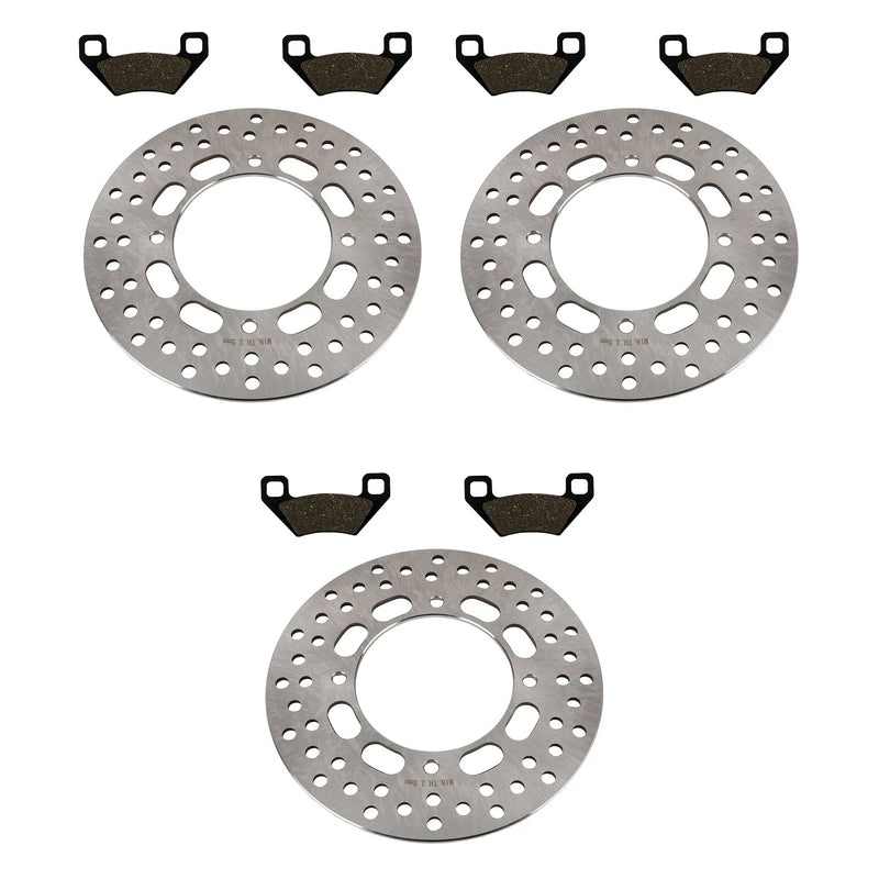Arctic Cat Alterra 450 4x4 2 x Front & Rear Brake Rotors & Pads (2013–2024)