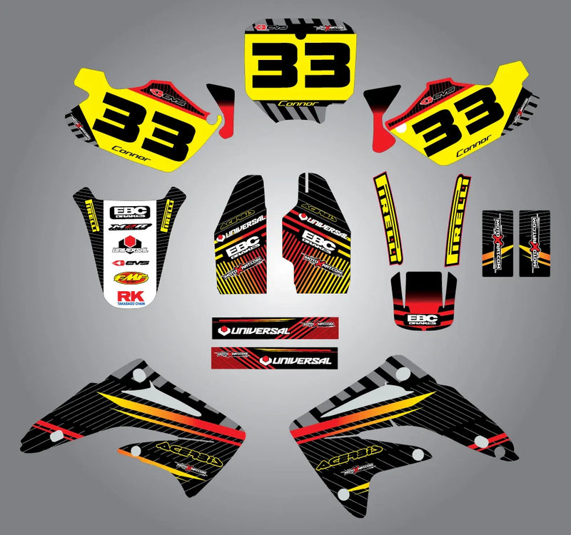 Honda CR 85 (2002-2014) Factory Style Stickers Custom Graphics Full Kit