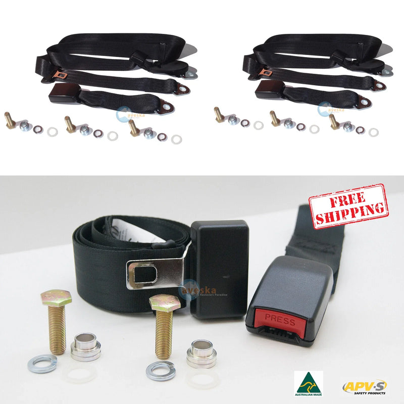 Alfa Sprint Rear Seat Belt Kit (1963-1976)
