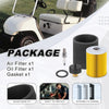 Yamaha Golf Cart G2 G5 G8 G9 G11 Air Filter Spark Plug Kit (1985–1995)