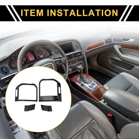 Ford F-150 (2021-2024) Black 1 Set Air Vent Cover Trim
