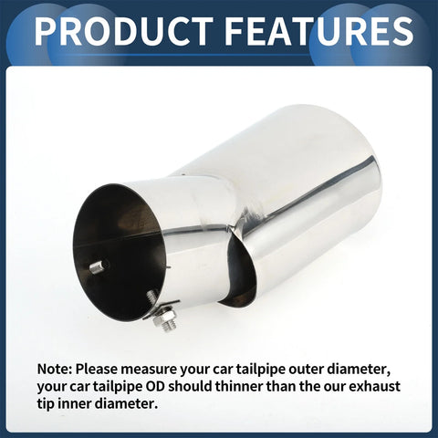Land Rover Range Rover Curved Slant Exhaust Tip 2.9" (2002-2010)
