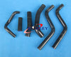 Honda CR250R CR250 Aluminum Radiator & Black Hose (1990-1991)