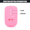 Honda Accord Civic CR-V 5 x Button Key Fob Cover Case Pink (2016-2023)