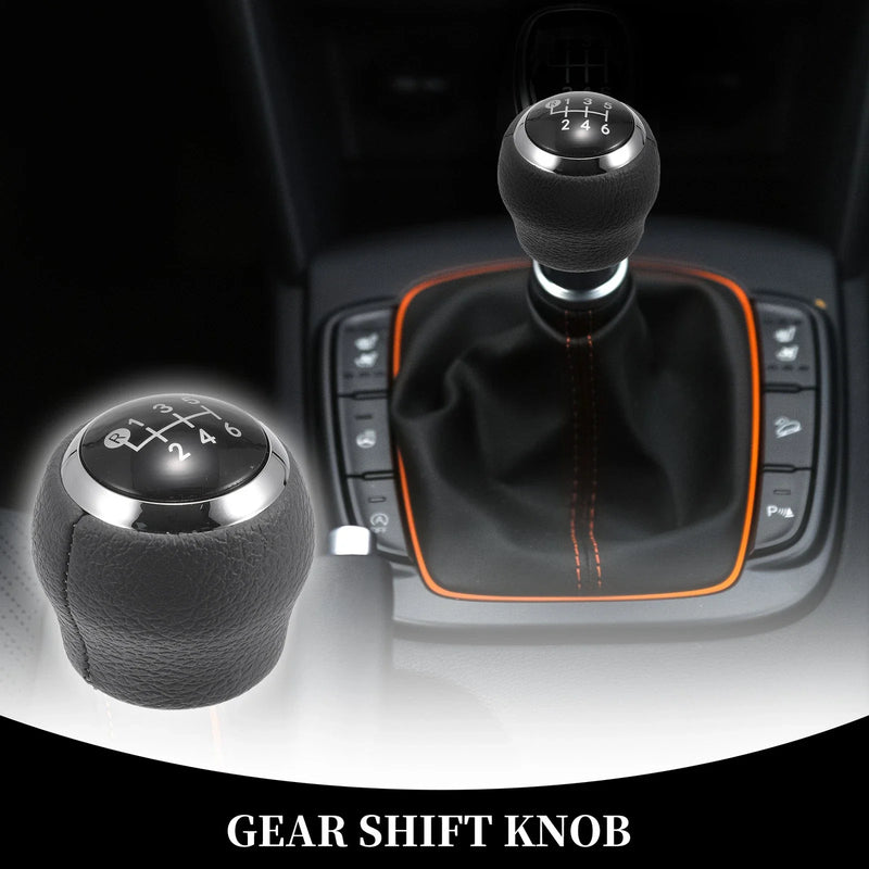 Toyota Corolla, Yaris, RAV4 Faux Leather 6 Speed Manual Gear Shift Knob