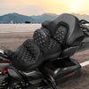 Harley Road King Glide 2x Gel Seat With Backrest Pad (14-23)