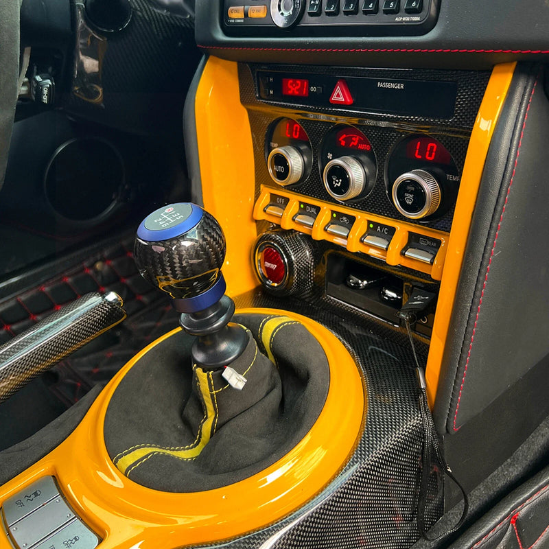 Subaru BRZ, Toyota GR86 Carbon Fiber Gear Shift Knob Kit (2013-2024)