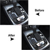 Audi A6 A7 Carbon Fiber Gear Shift Panel Cover Trim (2012-2018)