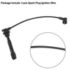 Hyundai Elantra (1996-2009) Black 4pcs Spark Plug Ignition Wires