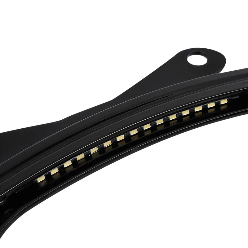 Harley Road King, Glide Curved LED License Plate Frame