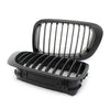 BMW 3 Series E46 Coupe / Cabrio Matte Black Single Slat Front Bumper Grille (2000-2006)
