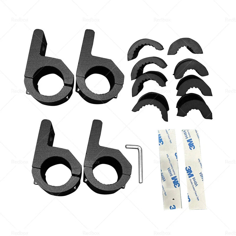 Work Light Bar 4 x 19-32mm Bullbar Pipe Mount Bracket Clamps