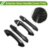 Kia K5 Carbon Fiber Black Exterior Door Handle Cover Trim (2020-2025)