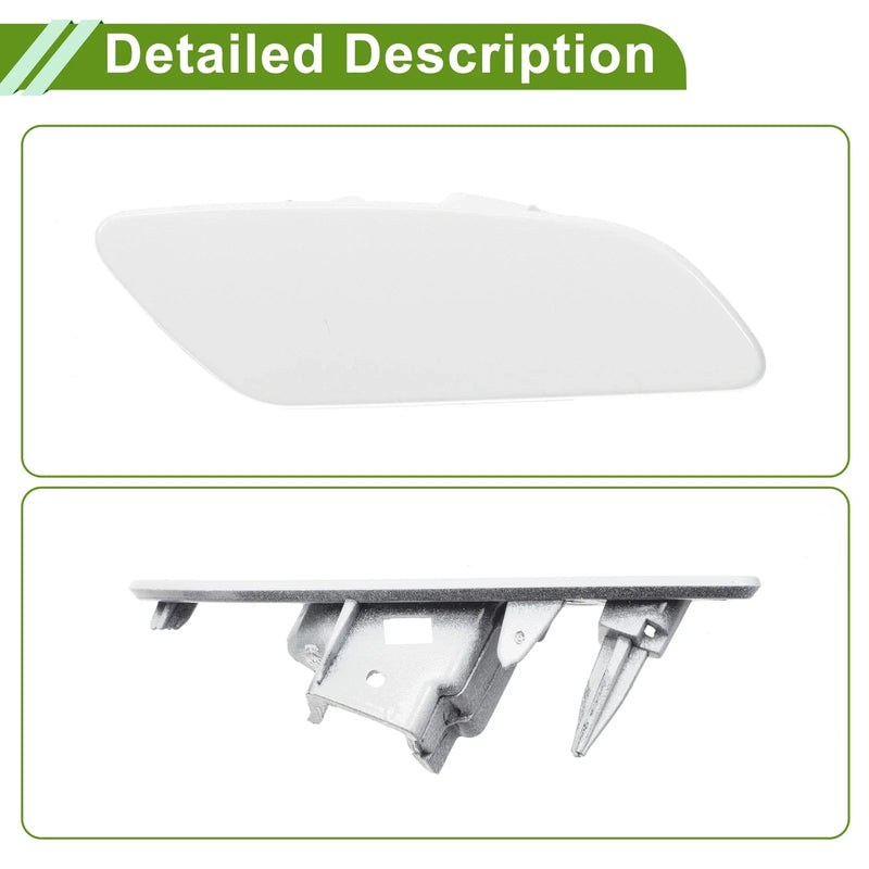 Porsche Panamera White Right Washer Nozzle Cover Cap (2017-2021)