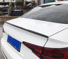 Audi B9 A4 S4 Sedan Rear Trunk Spoiler ABS Unpainted Wing (2017-2024)