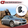 Acura TL (2009-2014) Black Carbon Fiber Blue 1 Set Gear Shift Knob Cover