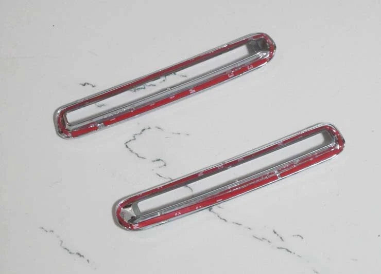 Acura TSX Sedan 2 x Covers Chrome Rear Fog Light Lamp Cover Trim (2009-2010)