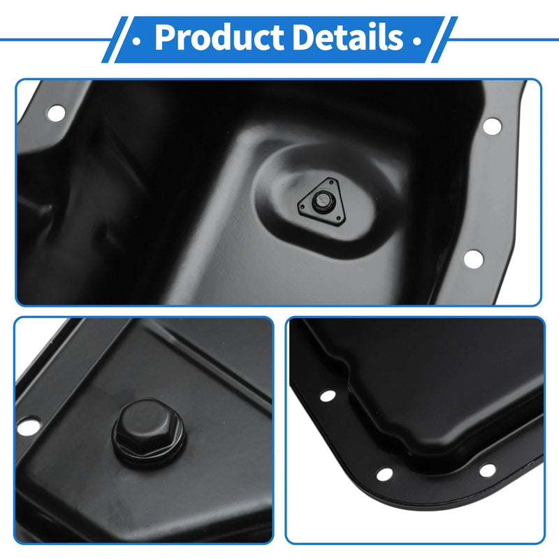 Chevrolet Impala 2000-2005 Steel Black 1 x Pc Engine Oil Pan
