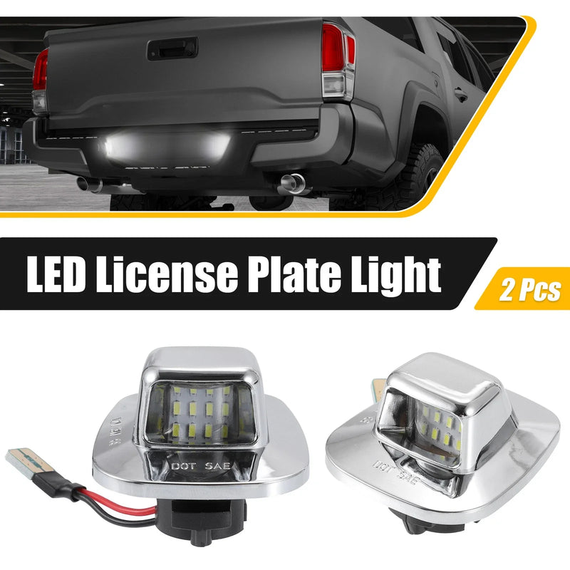 Chevy C1500 C2500 2 x LED License Plate Light Assembly (1999-2006)