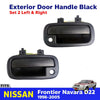Exterior Door Handle Black Front L+R Fits Nissan Frontier D22 Pickup 1998-05 D06