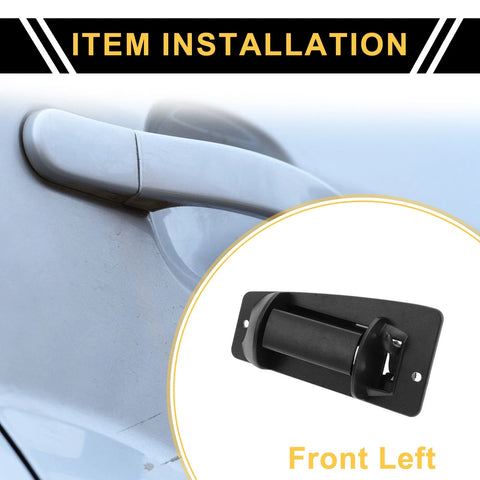 Chevrolet Silverado 2500 (1999-2004) Black Front Left Exterior Door Handle