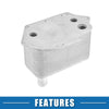 BMW X5 (2009 - 2013) Silver Tone Oil Cooler