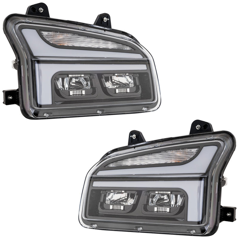 Driver & Passenger Side LED Headlights For Kenworth T880