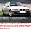 BMW E46 320i 323i 325i 328i 330i Matte Black Kidney Grille (1998-2001)