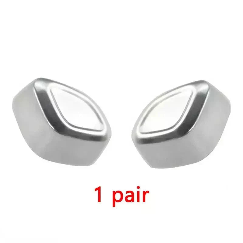 Mercedes E Class Chrome Door Seat Adjust Button Cover / 1 Pair / (2009–2016)