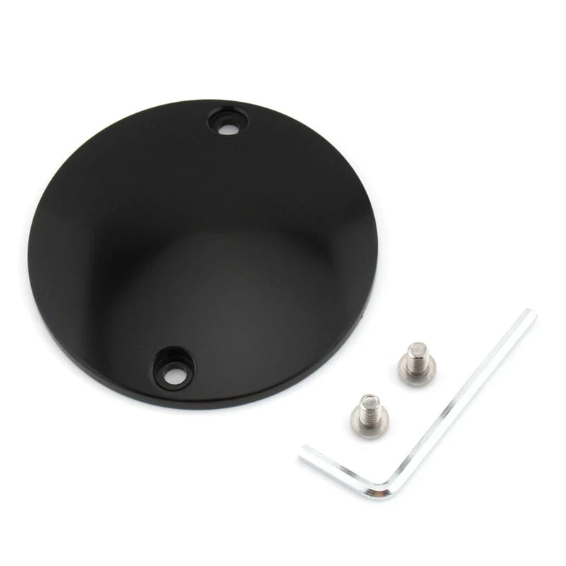 Harley Softail Bigtwin Black Domed Points Covers