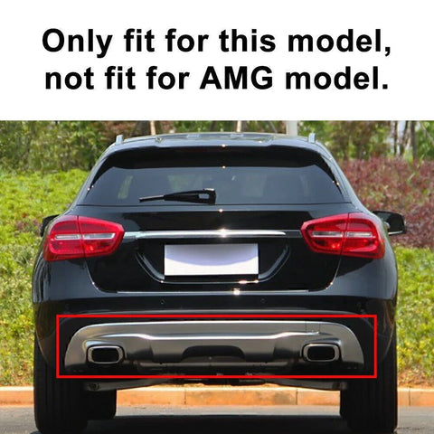 Benz GLA X156 Dual Muffler Tip Cover Trim (2015-2018)