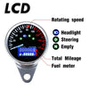 Motorcycle Universal Digital LED Speedometer Odometer Gauge (0-160 KM/H)