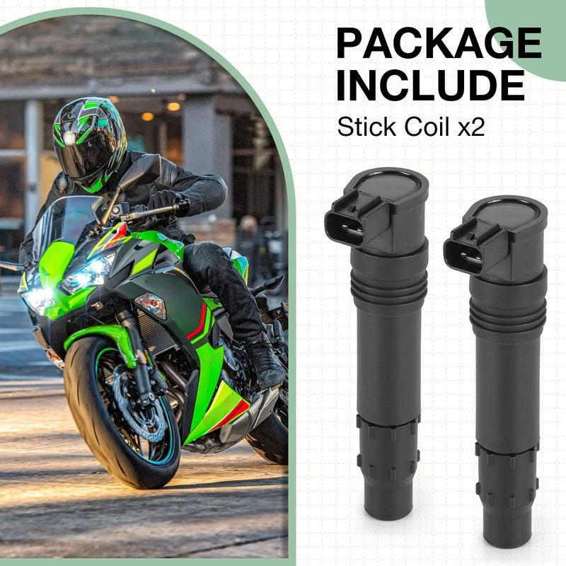 Kawasaki Ninja 650 ABS EX650 2X Ignition Coils (2013-2016)