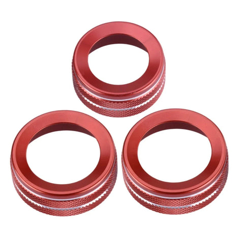 Ford Ranger Red A/C Volume Switch Knob Ring Cover (2023-2025)