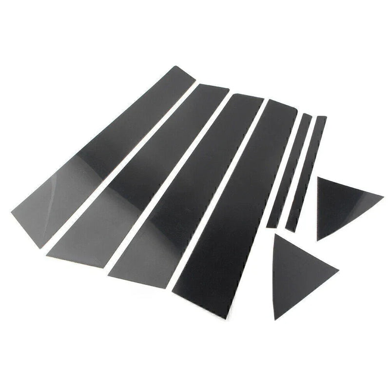 Hyundai Elantra Sedan (2017-2018) Black 8pcs Door Trim Covers