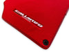 Lamborghini Gallardo Tailored Red Floor Mats with Logo (2004-2013)