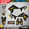 Suzuki RMZ 450 (2007) - Barbed Style Decals & Stickers Custom Graphic Kit