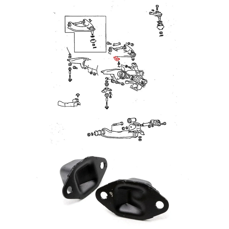 Mitsubishi Delica 4WD 1988-1994 Front Spring Bumper Upper
