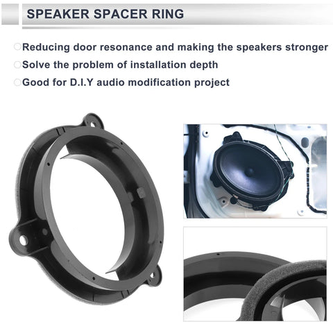 Nissan  -  Set 6.5" Speaker Spacer Ring Adaptor