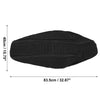 Motorcycle Dirt Bike Faux Leather Soft Seat Cover Anti Slip Seat Cushion Black