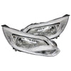 Ford Focus LW Hatch / Sedan LH+RH Chrome Non-Xenon Headlights Pair