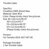 Yamaha MT-09 Throttle Cable Set (2014-2017)