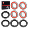Yamaha Kodiak 400 / 450 YFM400 / YFM450 1993-2006 Front Wheel Bearings Seals Kit