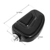 Harley Softail Deluxe Fatboy Heritage Black Aluminum Shifter Pegs (2018-2023)