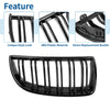 BMW E90 2005-2008 Gloss Black Front Kidney Grille (2005-2008)